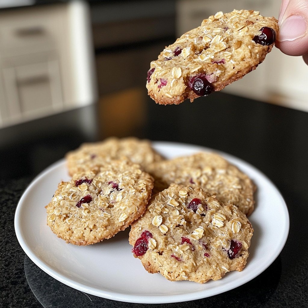 Cranberry-Hafer-Cookies – vegan & ohne Zucker