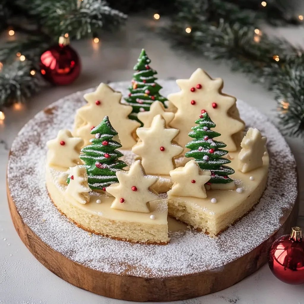 Weihnachtsbaum-Shortbread-Sticks