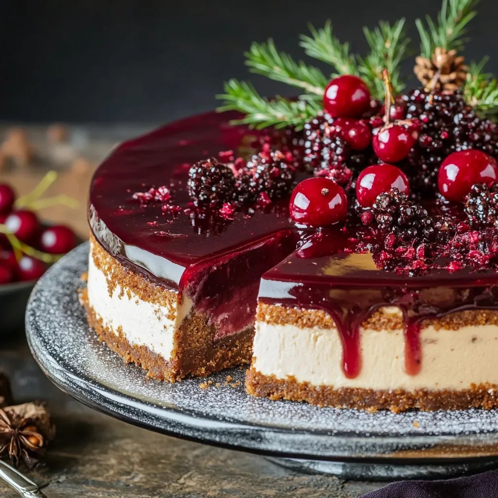 Glühwein-Käsekuchen