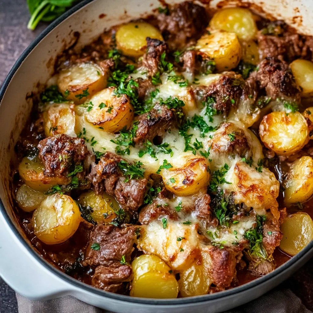 Rosenkohl Auflauf mit Kartoffel und Hackfleisch