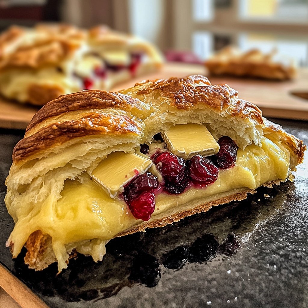 Cranberry-Brie-gefülltes Hähnchen
