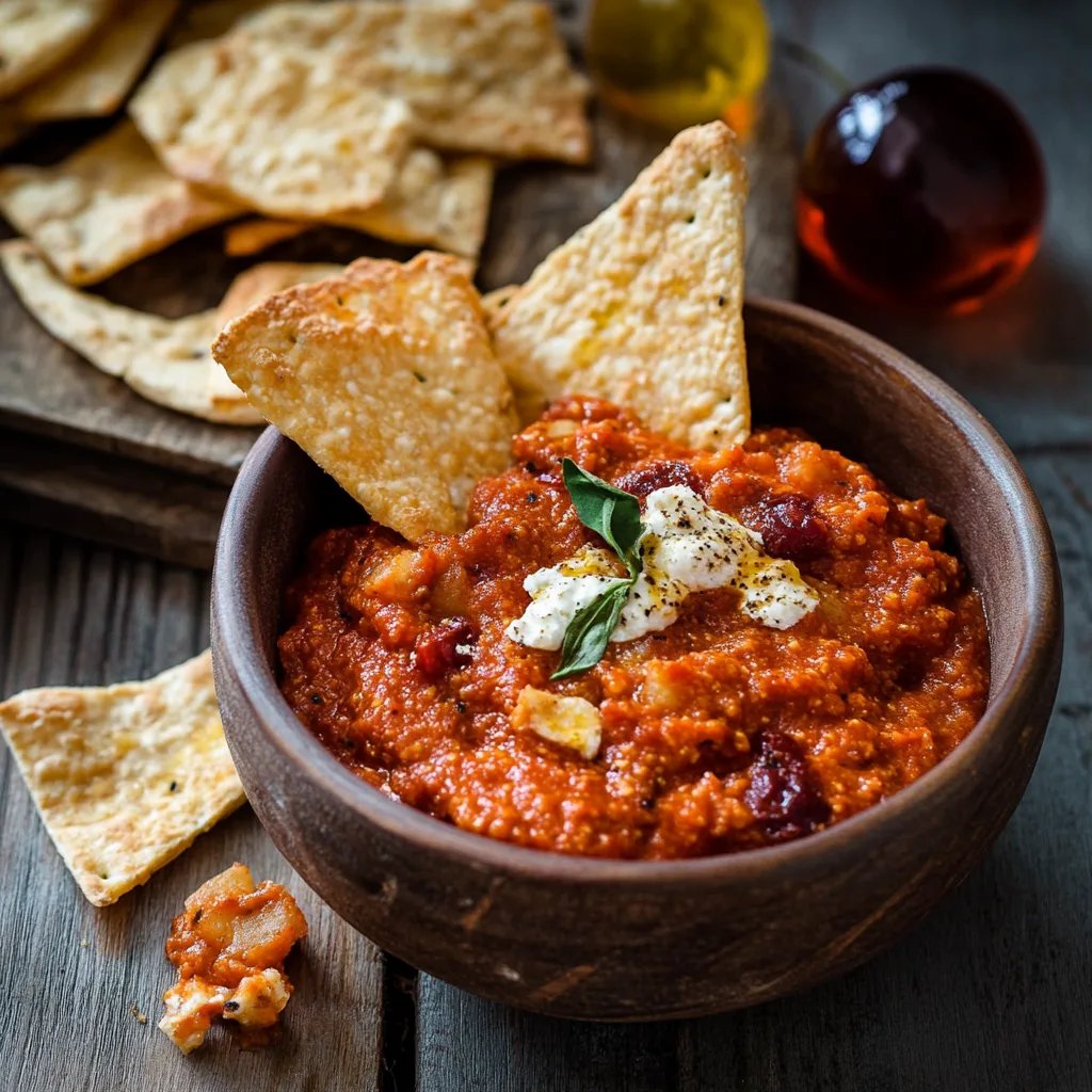 Tomaten-Feta-Dip
