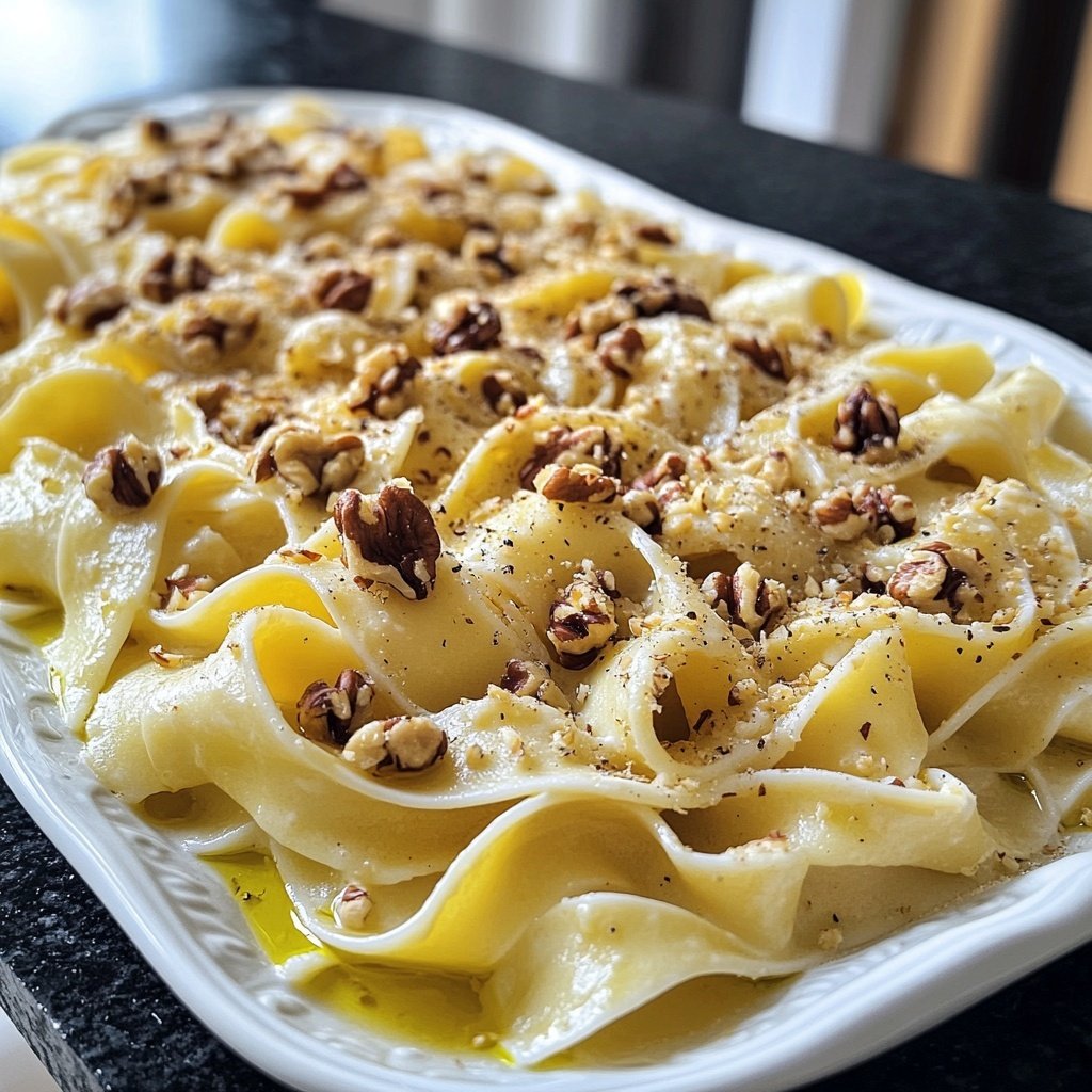 Tagliatelle mit Walnüssen