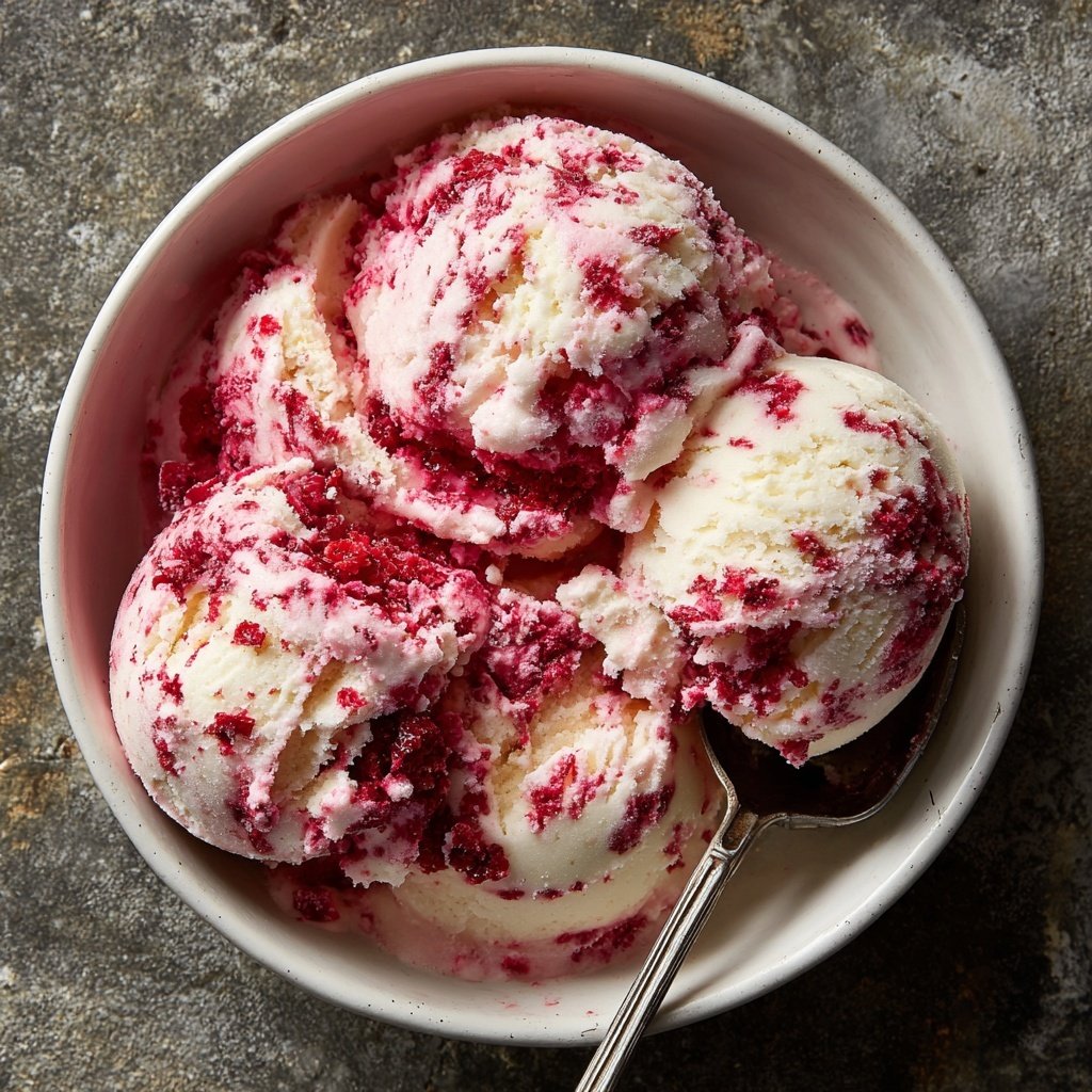 Eis Selber Machen Mit Himbeeren