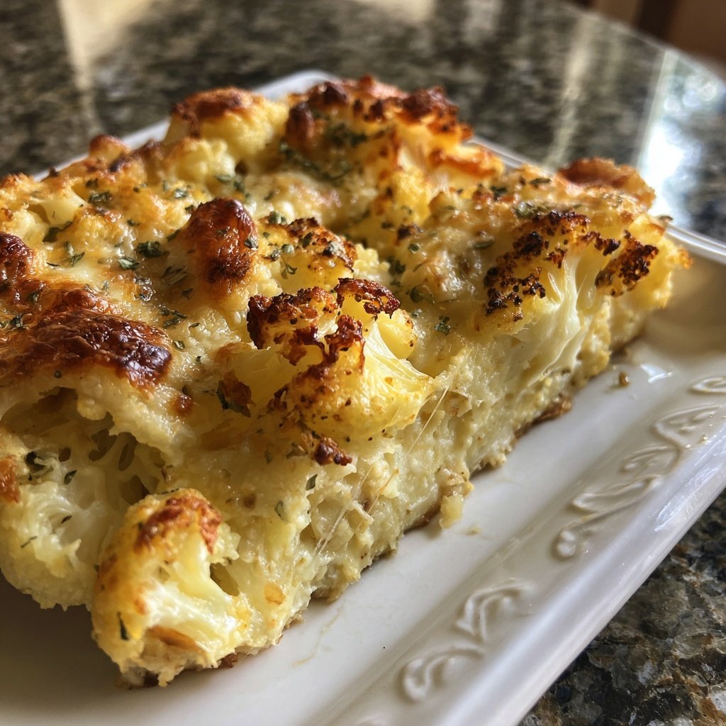 Blumenkohl mit Käse überbacken