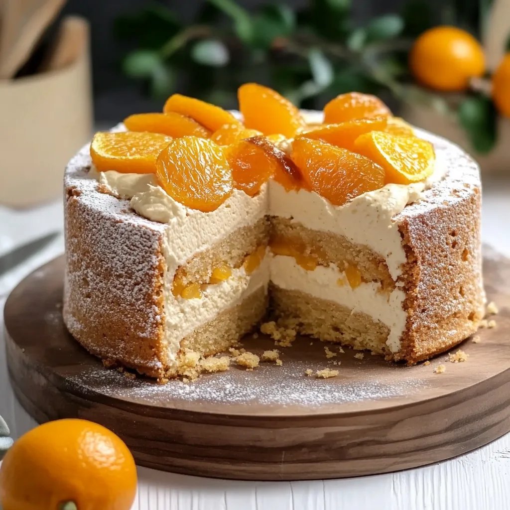 Spekulatiuskuchen mit Mandarinen