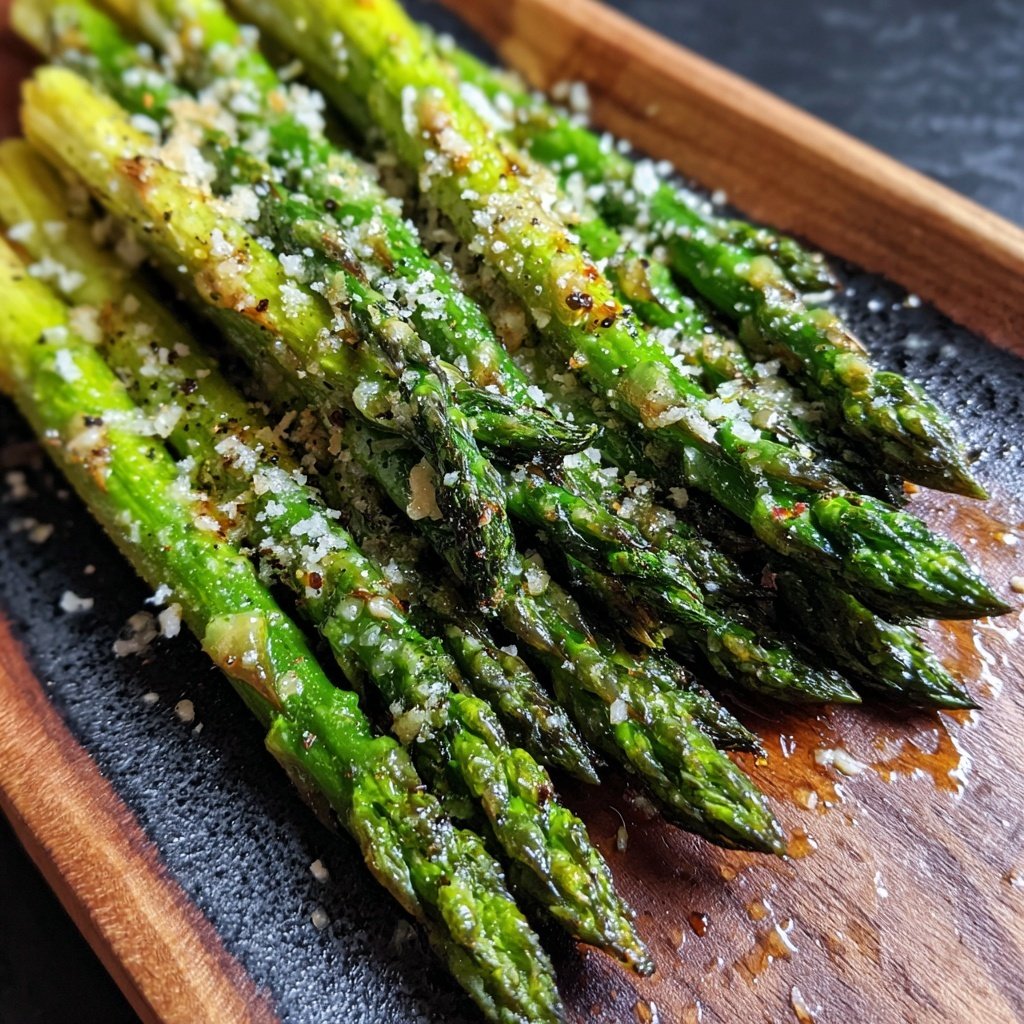 Grüner Spargel Mit Parmesan