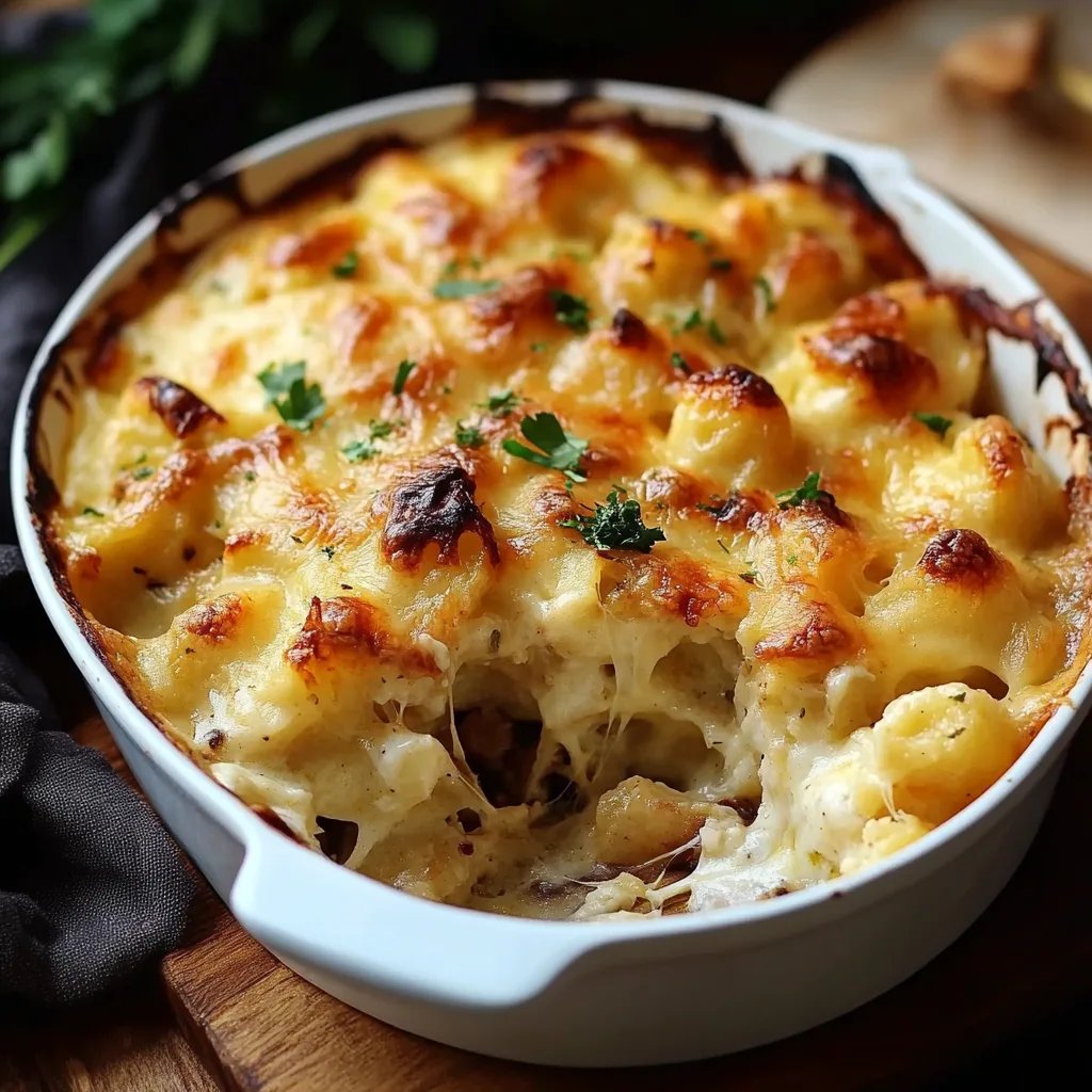 Blumenkohl überbacken mit Käse