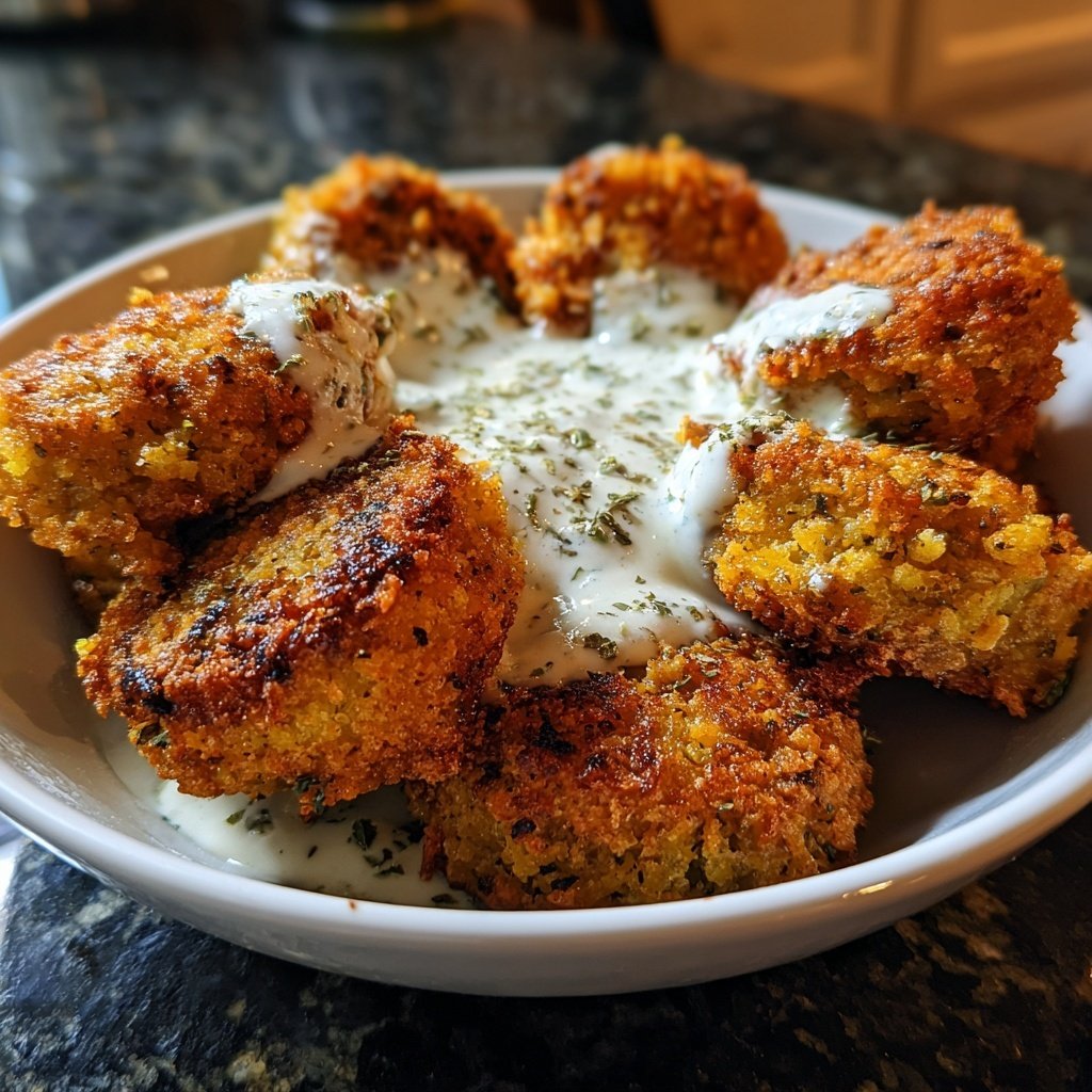 Falafel mit Joghurt-Dip