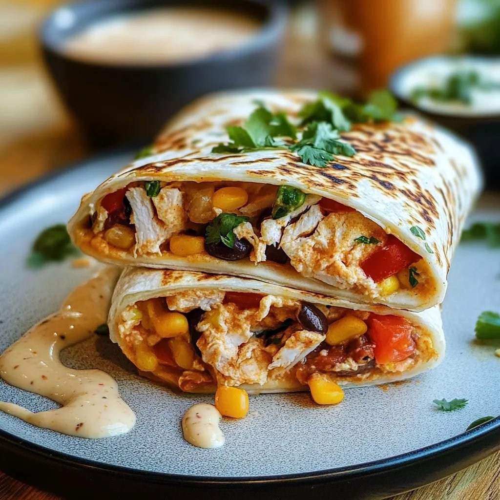 Southwest Hähnchen Wrap