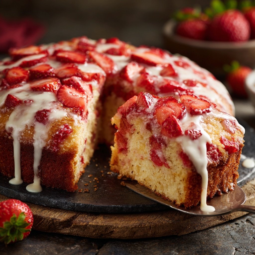 Erdbeer Rührkuchen Locker