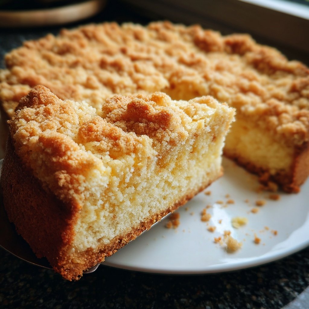 Streuselkuchen Mit Vanillepudding