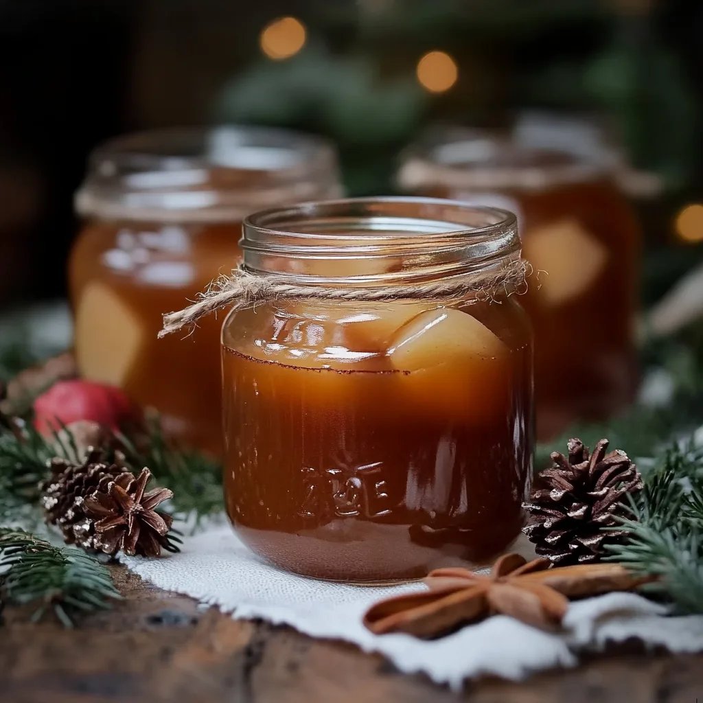Weihnachtliche Bratapfelmarmelade