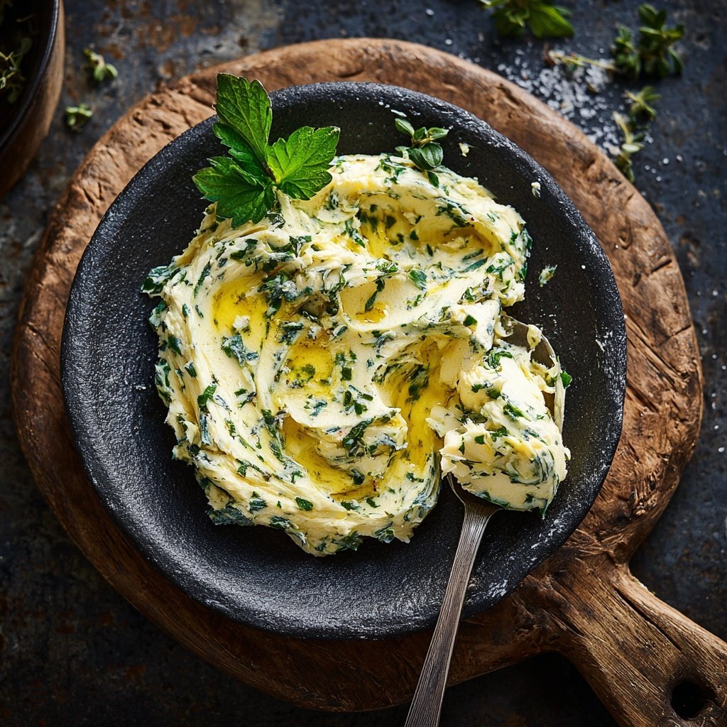 Kräuterbutter Mit Knoblauchöl