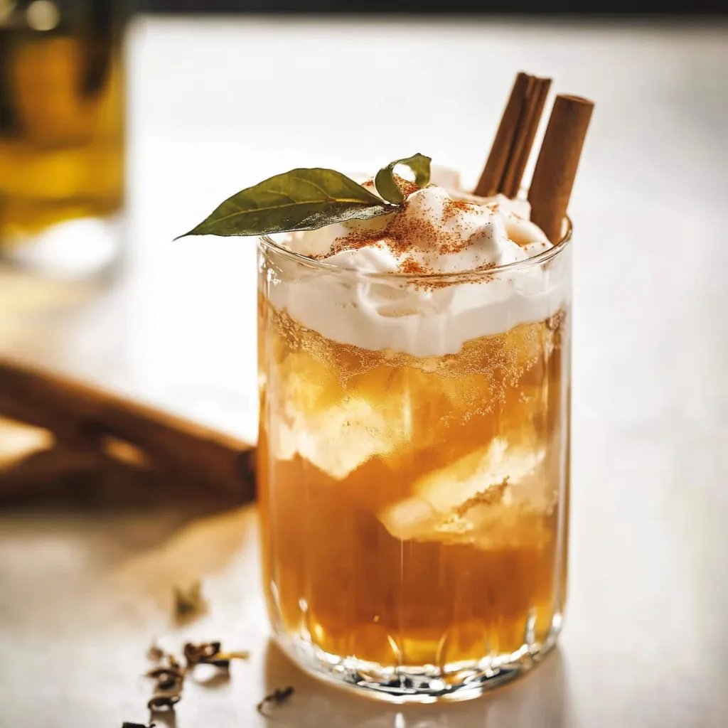 Heißer Apfelpunsch mit Likör