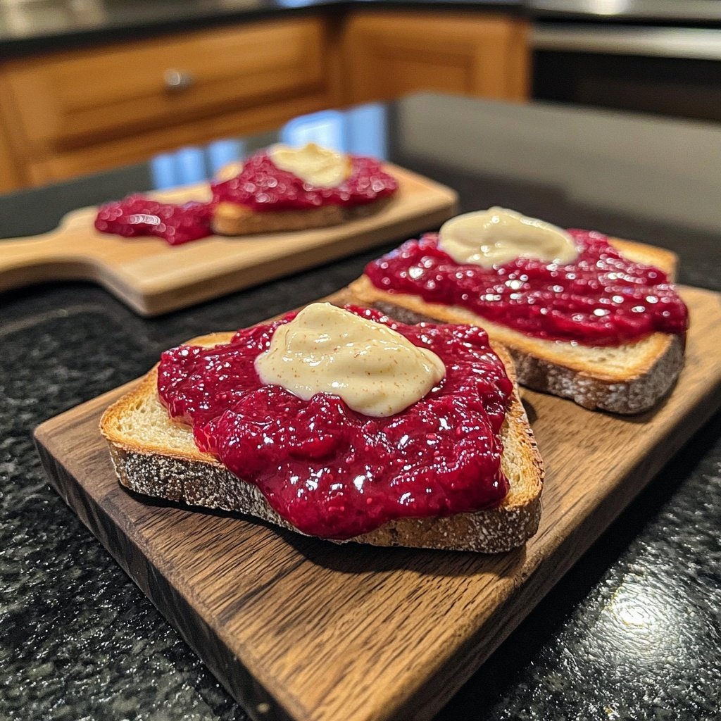Cranberry-Curd