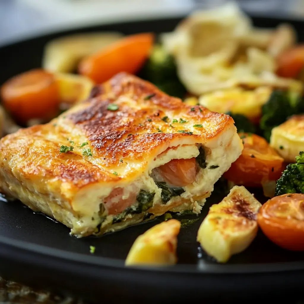 Rosenkohl-Lachs-Auflauf