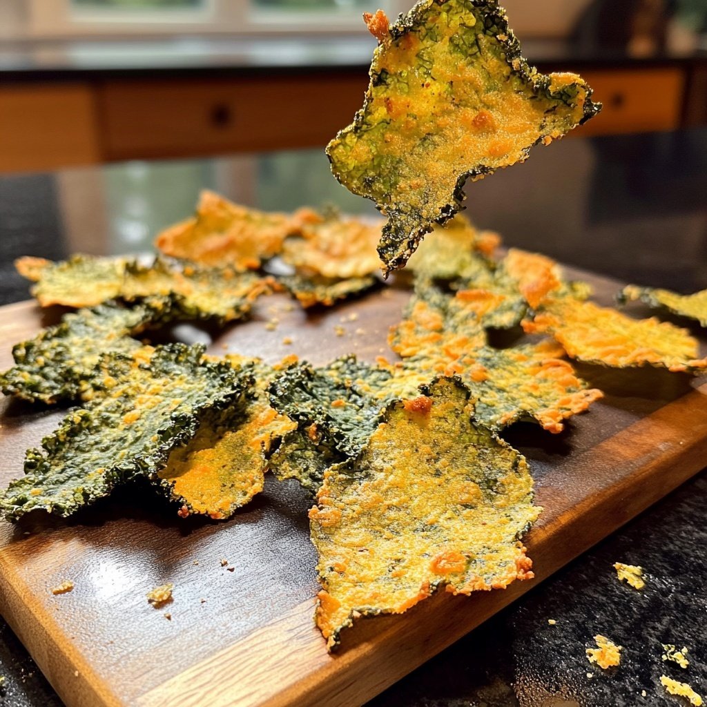 Grünkohl Chips als gesunder Snack