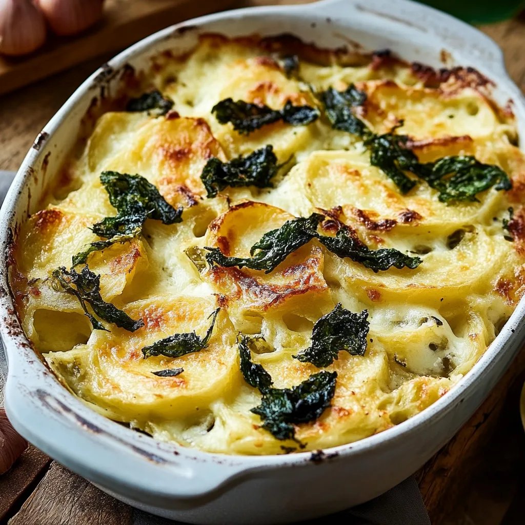 Herzhafter Grünkohlauflauf